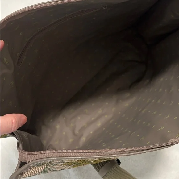 Vintage Diane Von Furstenburg weekender bag floral tapestry shoulder bag - Picture 13 of 17